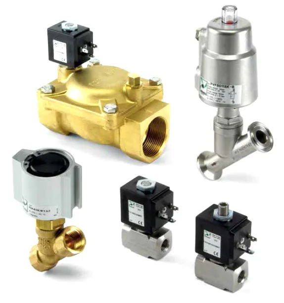 Válvulas y electroválvulas de fluidos