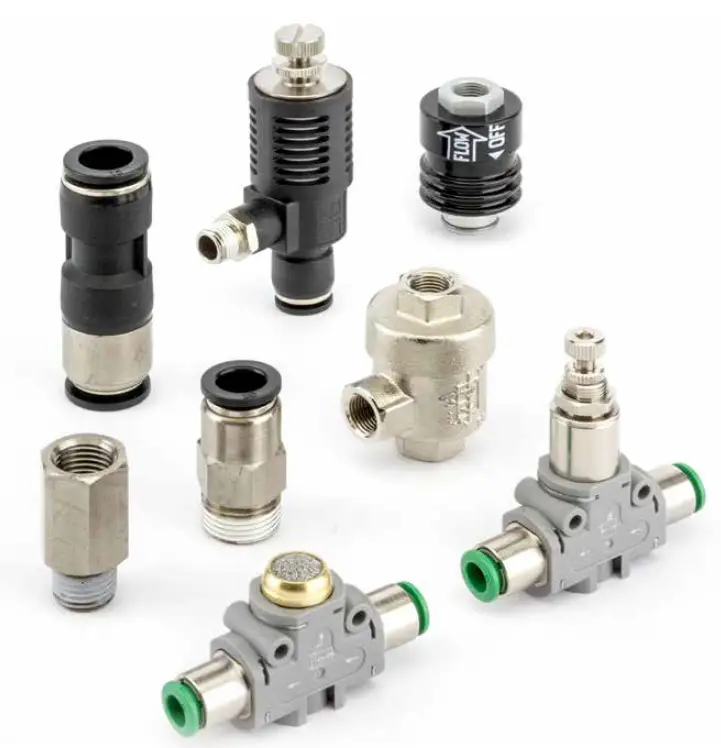 Válvulas y racores funcionales