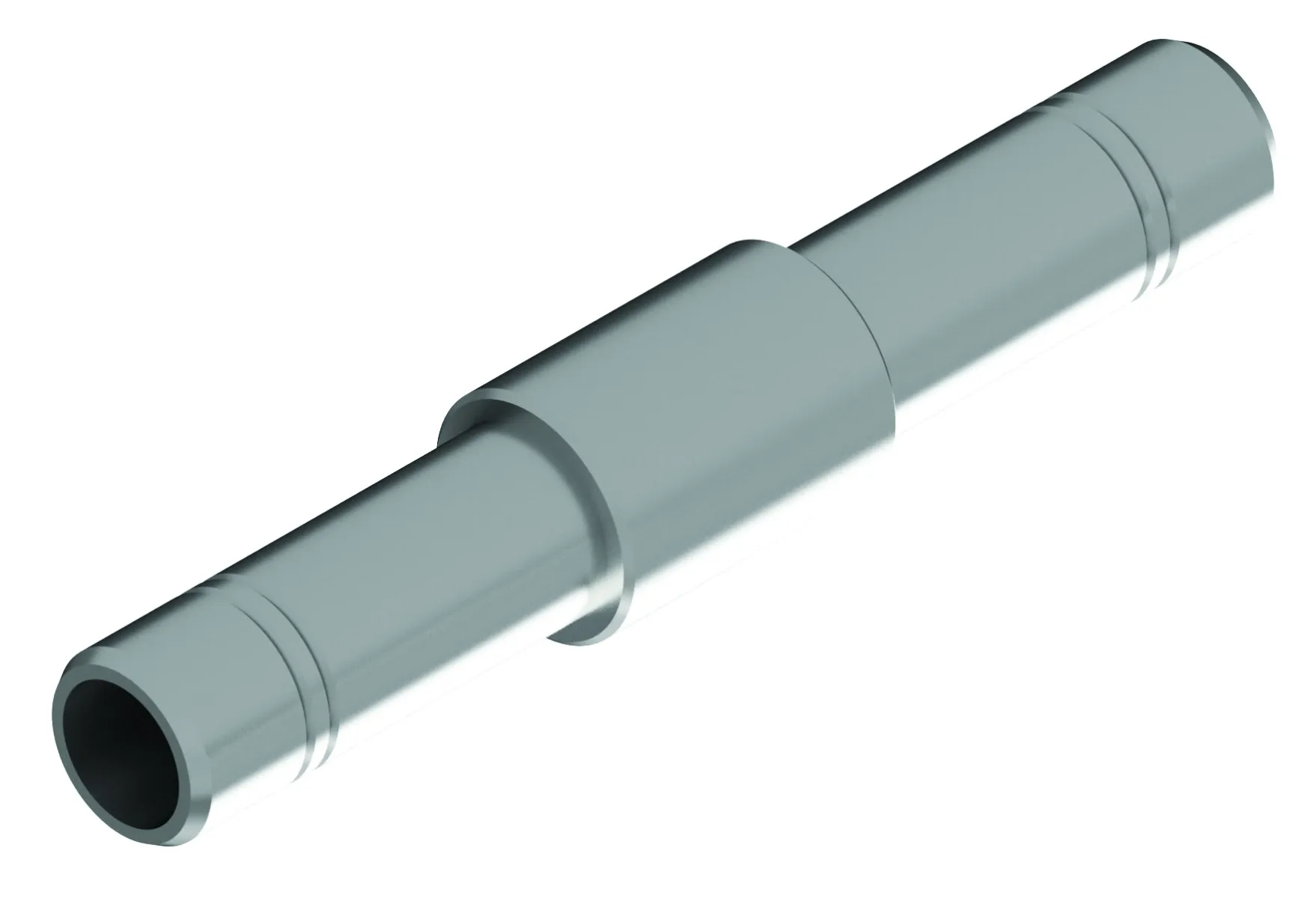 Racor unión espiga conexión tubo Ø8