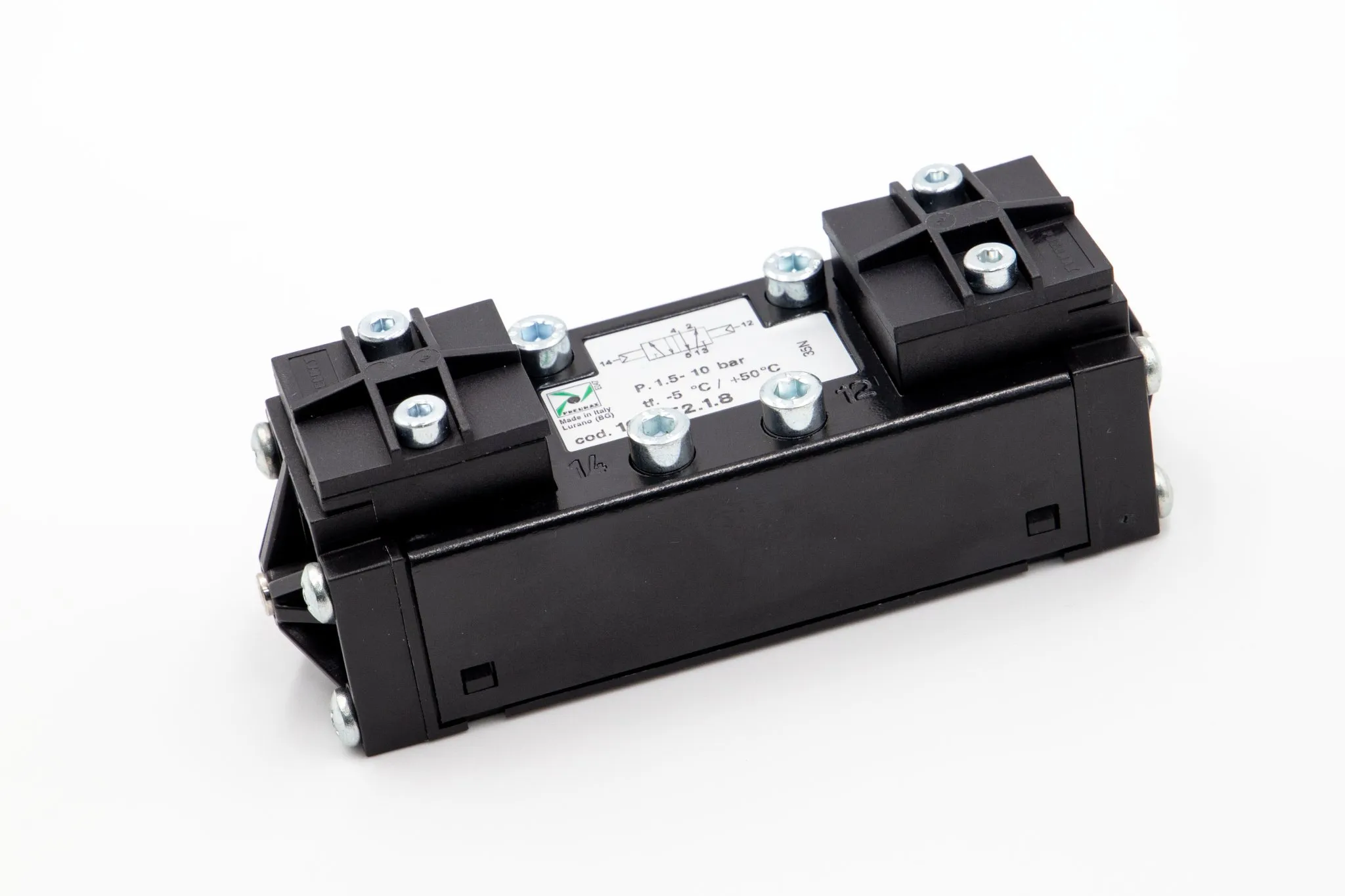 Electroválvula de tecnopolímero ISO 5599-1 5/2 talla 1 neumático - neumático