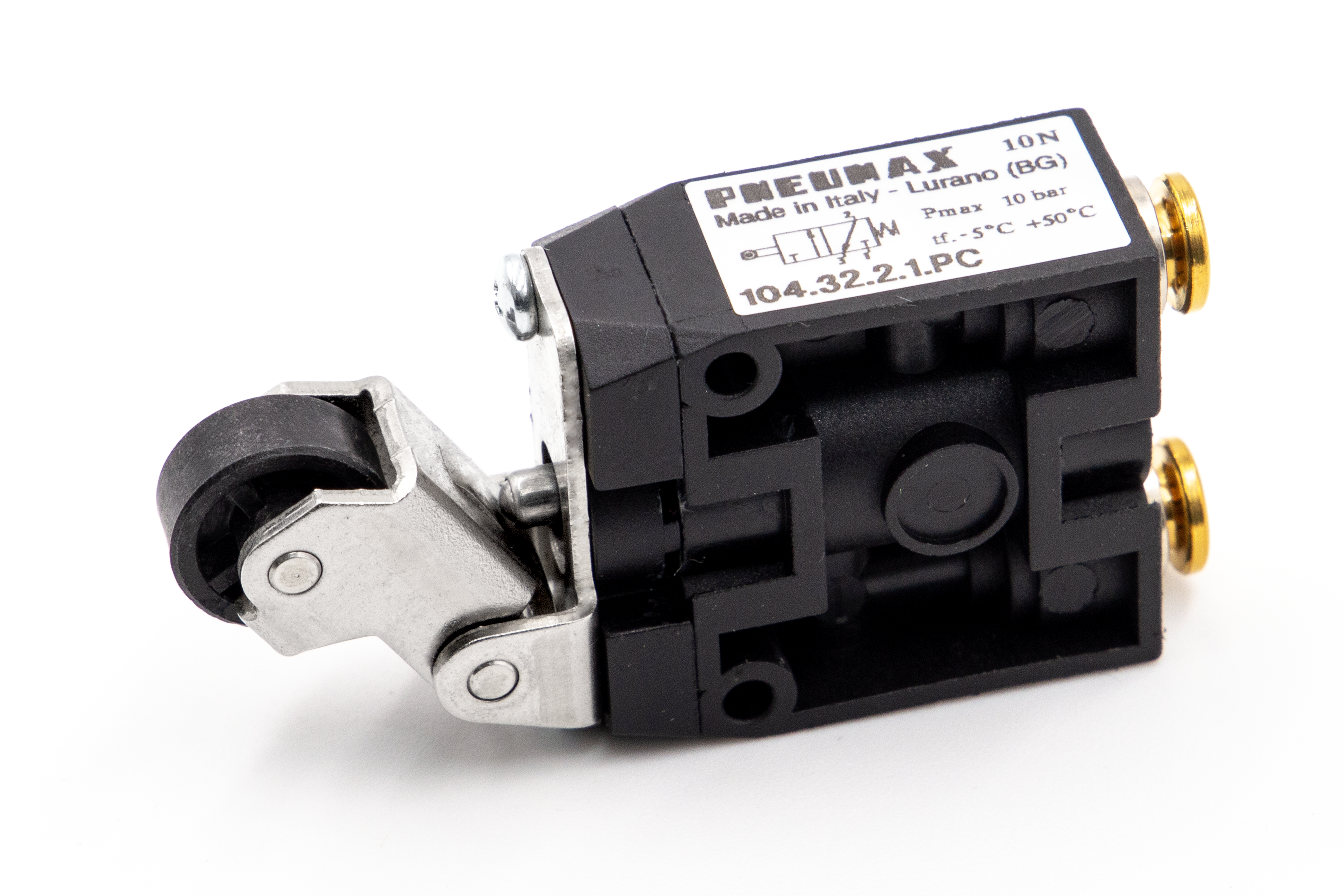 Microválvula 3/2 palanca rodillo - muelle