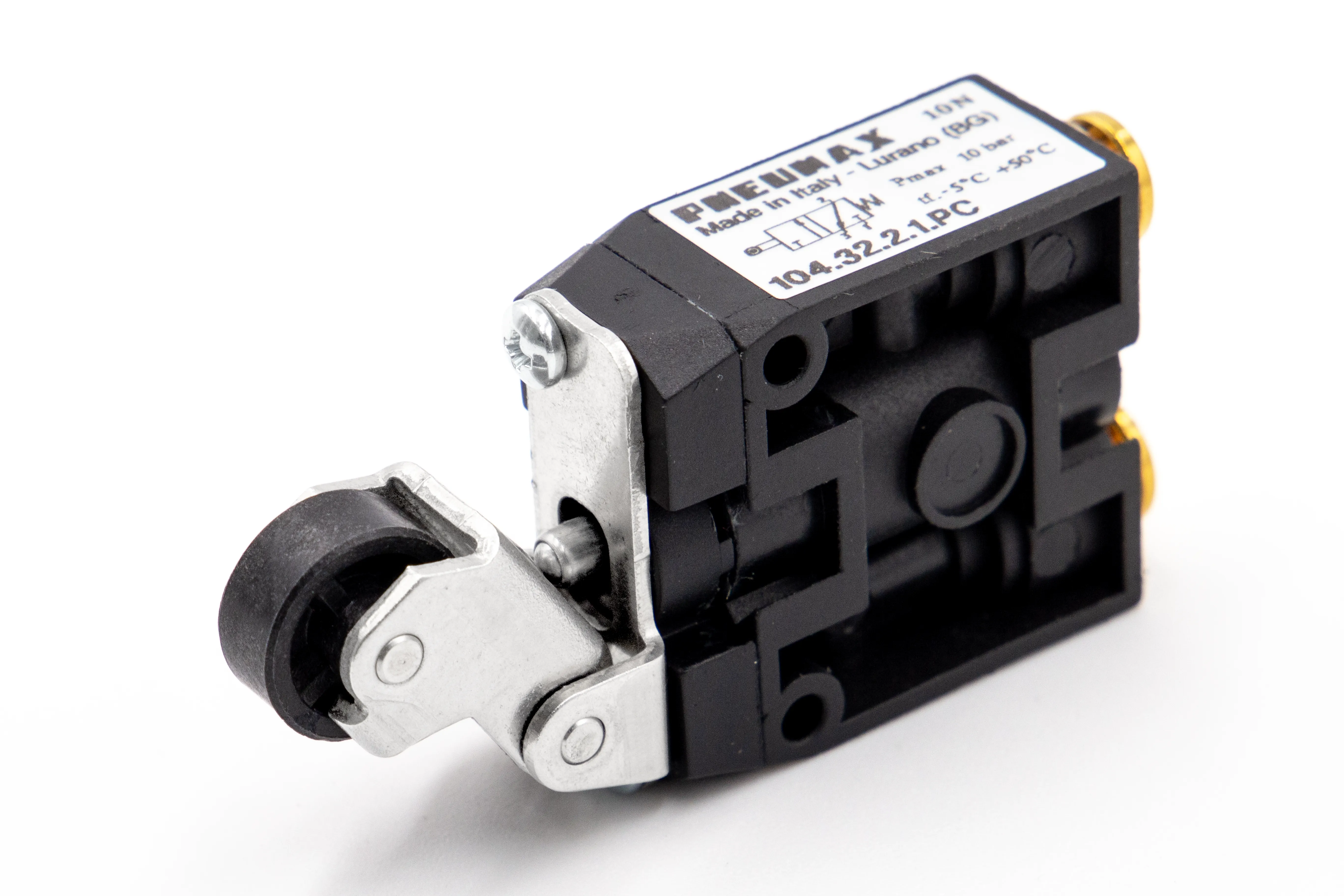 Microválvula 3/2 palanca rodillo - muelle