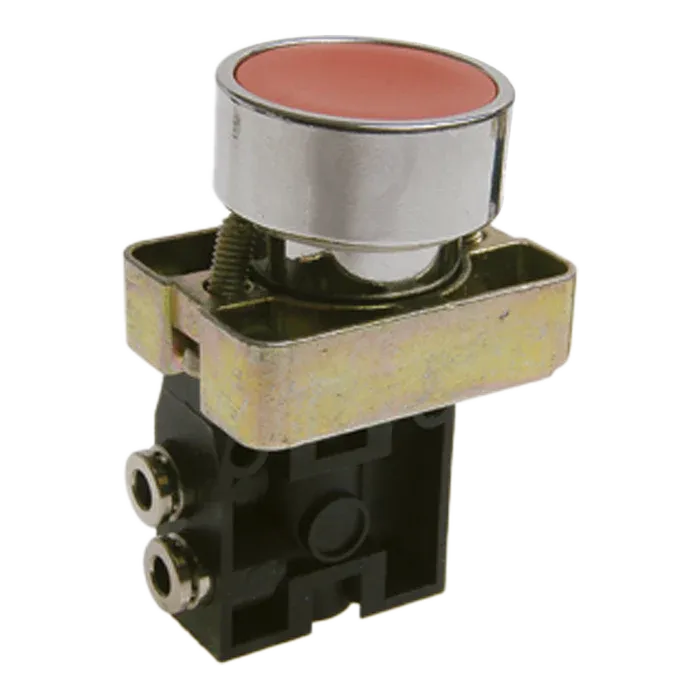 Microválvula 3/2 pulsador digital - muelle rojo