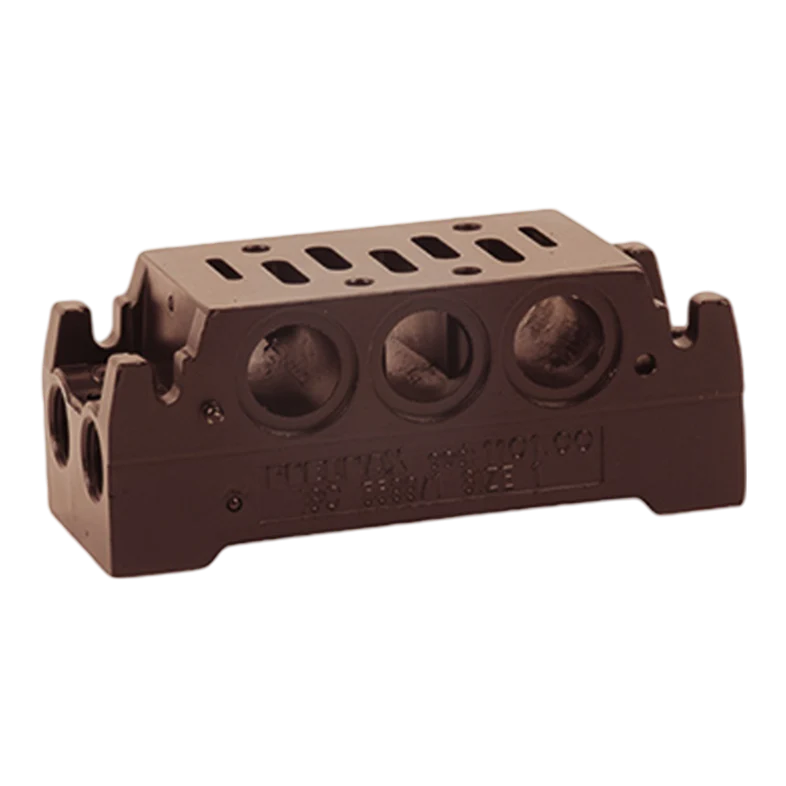 Base modular con conexiones laterales e inferiores talla 1 ISO 5599-1