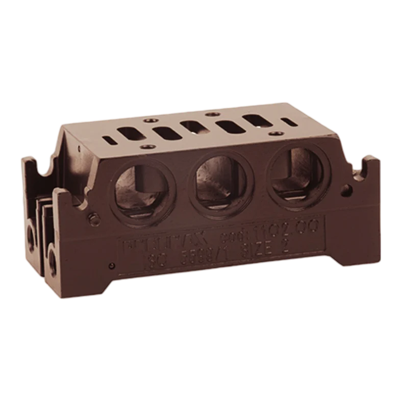 Base modular con conexiones laterales e inferiores talla 2 ISO 5599-1