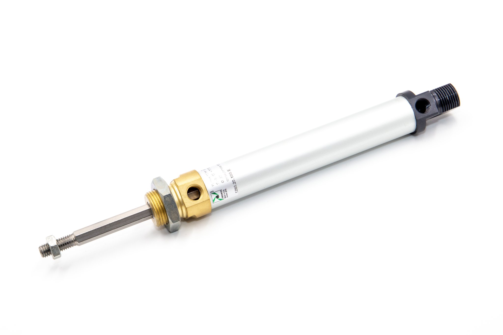 Microcilindro Ø16 carrera 40 de tapas roscadas, versíon vástago hexagonal no giratorio y doble efecto