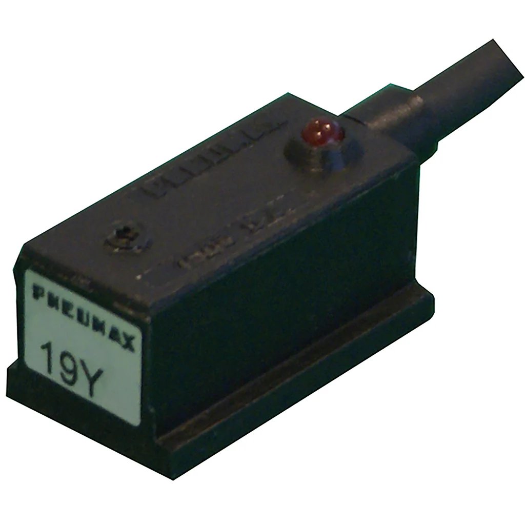 Sensor magnético led DC para cilindros y microcilindros con ranura tipo A, cable de 2 m