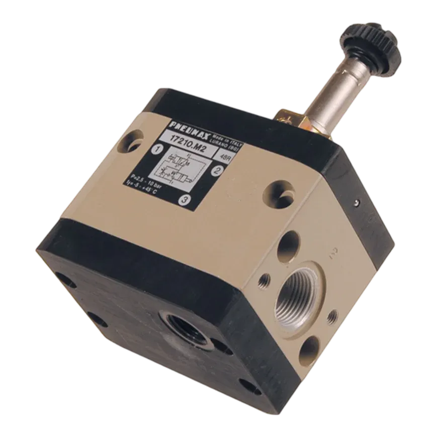 Válvula de arranque progresivo de cuerpo en aluminio G1/2" - talla 3, mando eléctrico con M2