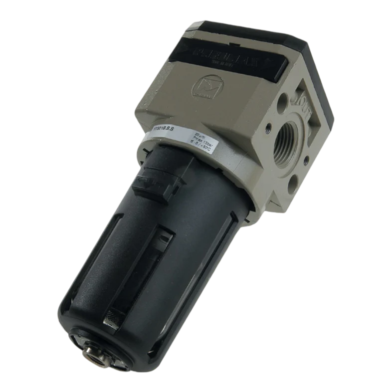 Filtro depurador de cuerpo en aluminio G3/8" - talla 2, 0,01 µm, purga automática