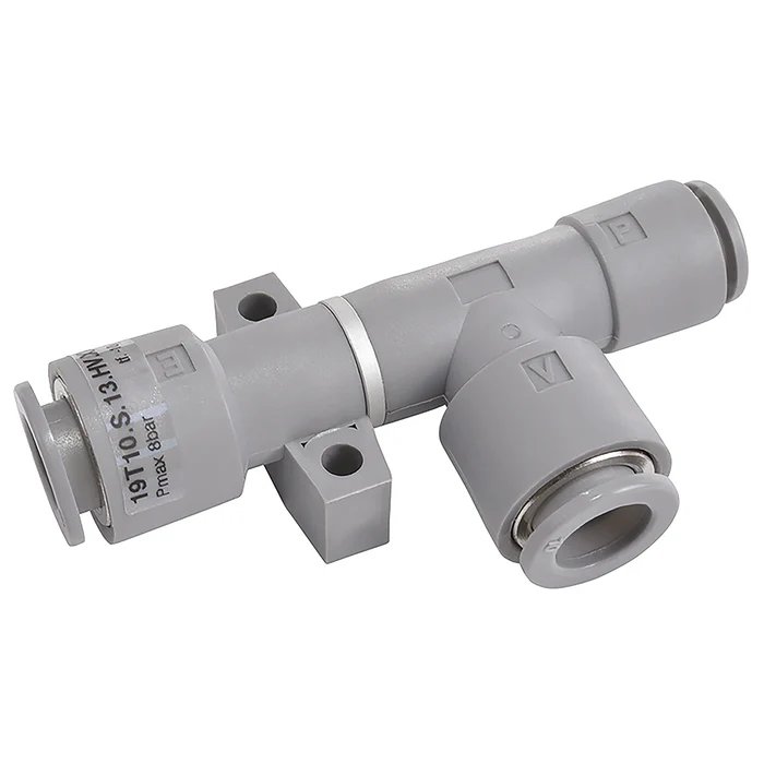 Generador de vacío cilíndrico tubo Ø 10