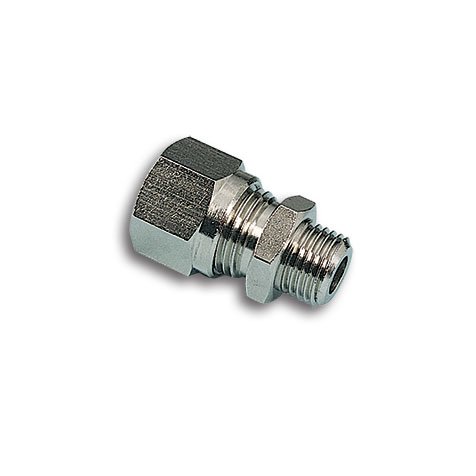 Recto macho tubo Ø4 rosca paralela M7