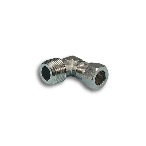 Codo macho tubo Ø4 rosca cónica G1/8"