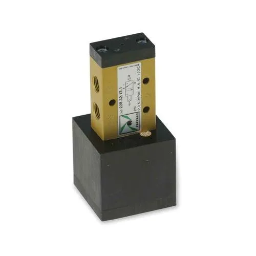 Válvula 3/2 G1/8" neumático amplificado - muelle