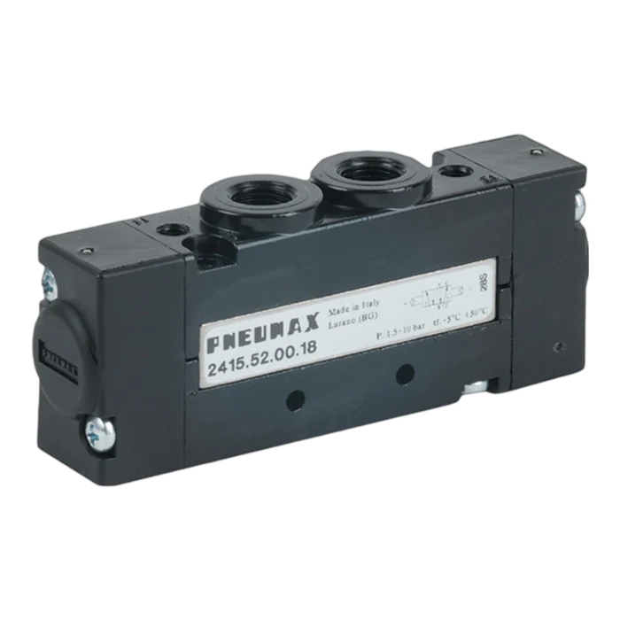 Electroválvula 18 mm FLAT 5/2 G1/8" solenoide - muelle