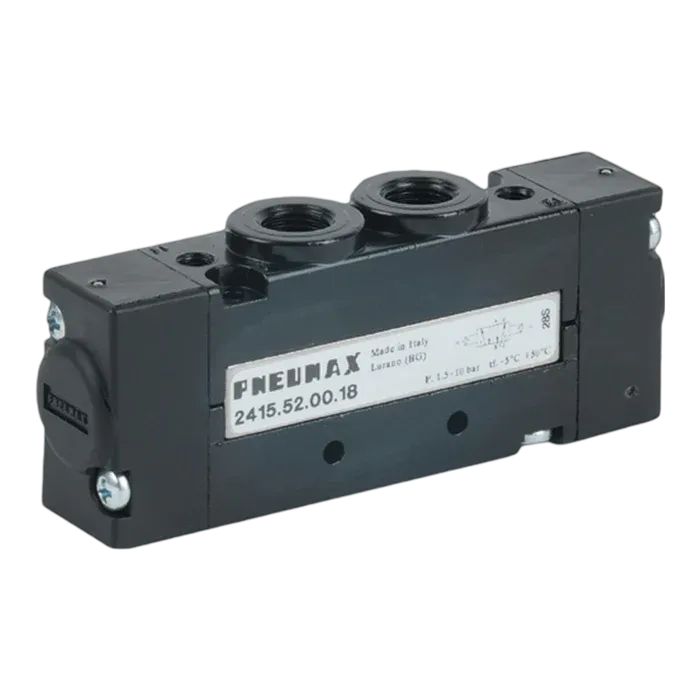 Electroválvula 18 mm FLAT 5/2 G1/8" solenoide - muelle