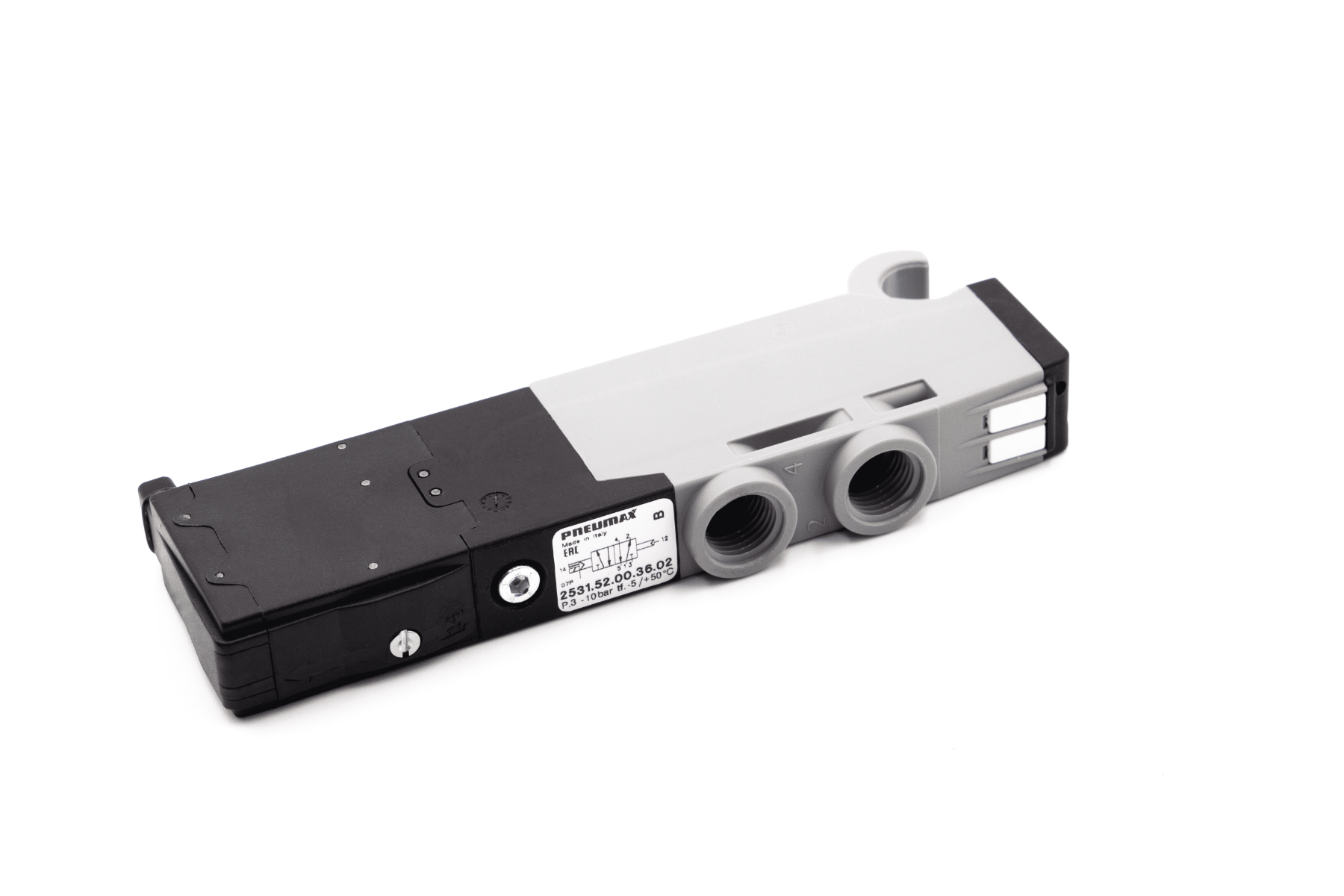 Electroválvula 5/2 solenoide - diferencial 24 VDC PNP