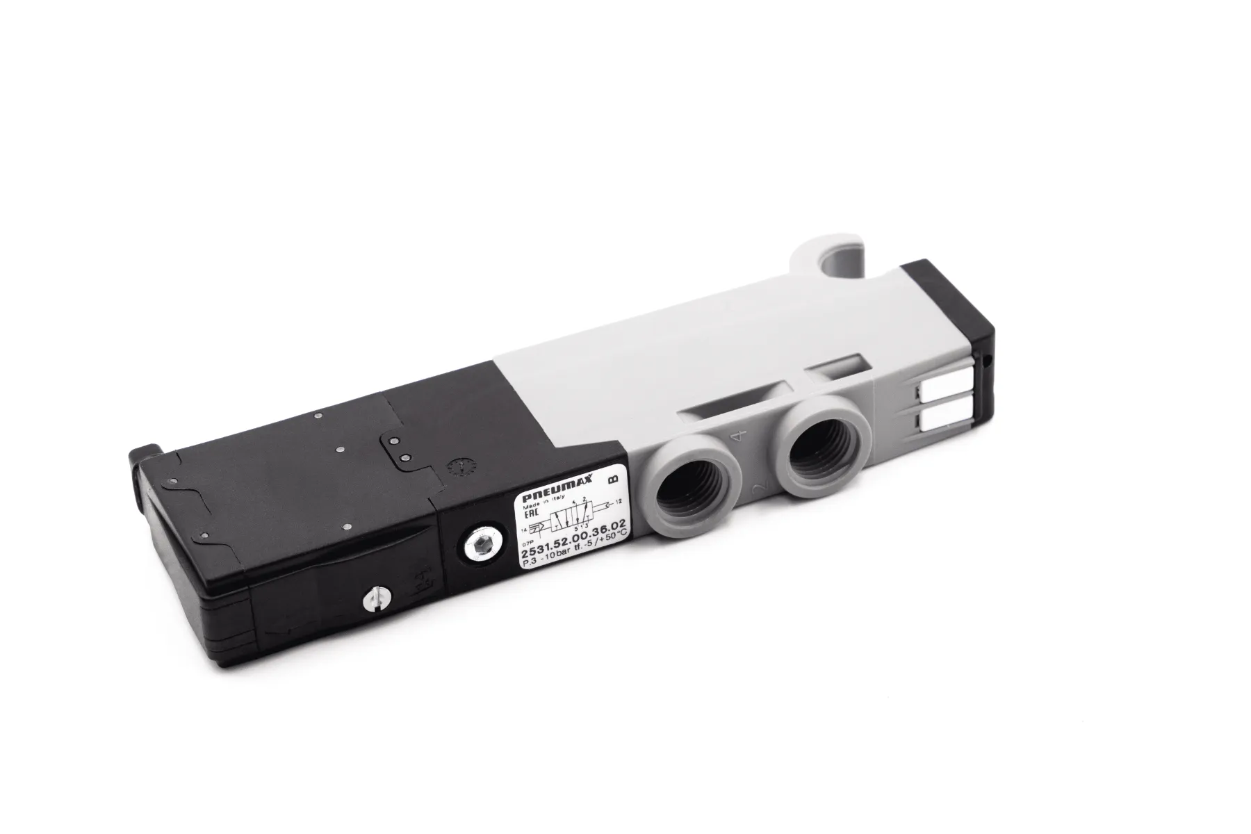 Electroválvula 5/2 solenoide - solenoide NA - NA 24 VDC PNP