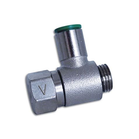Regulador orientable para válvulas tubo Ø6 rosca paralela G1/8"