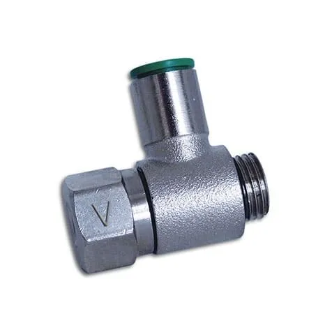 Regulador orientable para válvulas tubo Ø6 rosca paralela G1/8"