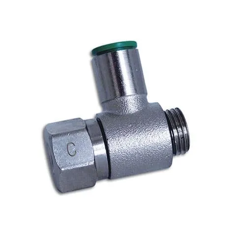 Regulador orientable para cilindros tubo Ø10 rosca paralela G3/8"