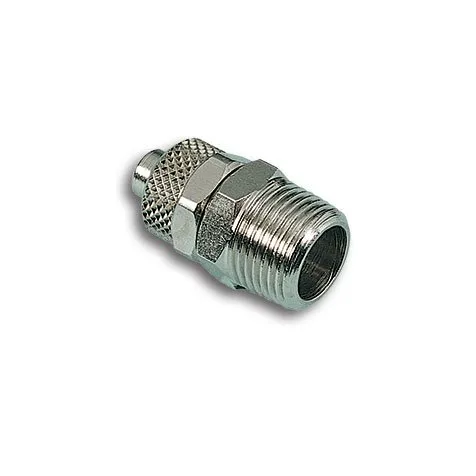 Recto macho tubo Ø6 rosca cónica G1/8"