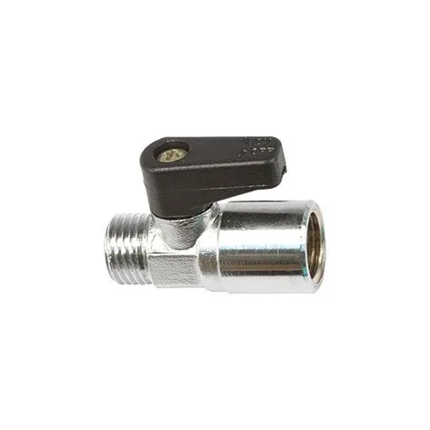Válvula esfera con roscas paralelas G1/4" macho - G1/4" hembra