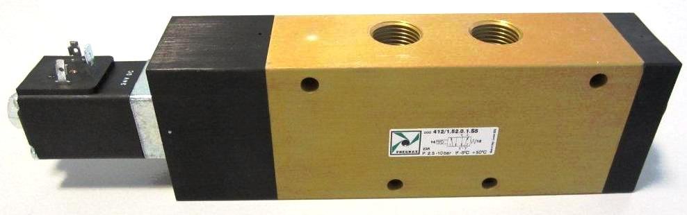 Electroválvula 5/2 G1/2" solenoide - muelle 220 V 50-60 Hz