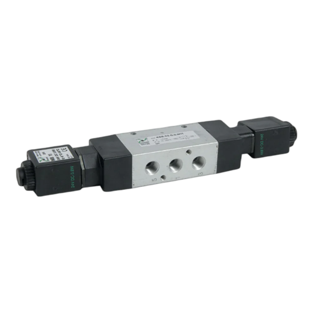 Electroválvula 5/3 G1/8" solenoide - solenoide centros cerrados