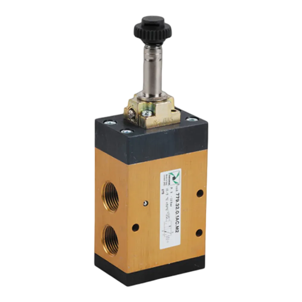 Electroválvula obturador para vacío 3/2 G3/8" solenoide - muelle alimentación externa normalmente cerrada