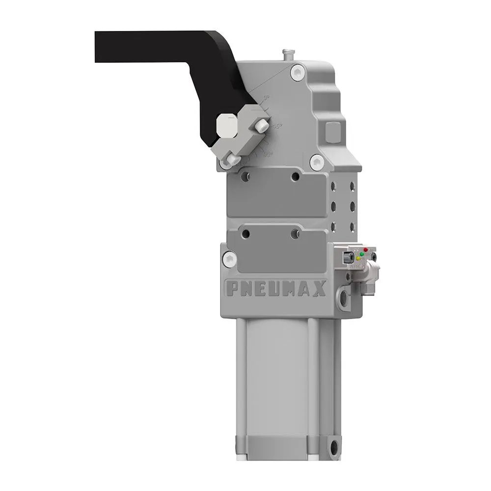 Brida de amarre neumática Ø50, sensor M12 - PNP, rosca BSPP, sin brazo, NAAMS