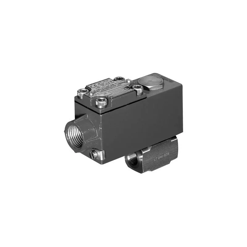 Electroválvula G1/4" 2/2, orificio 1,2 mm, cuerpo en acero inoxidable, juntas FPM, 220 VAC (50-60 Hz), Atex