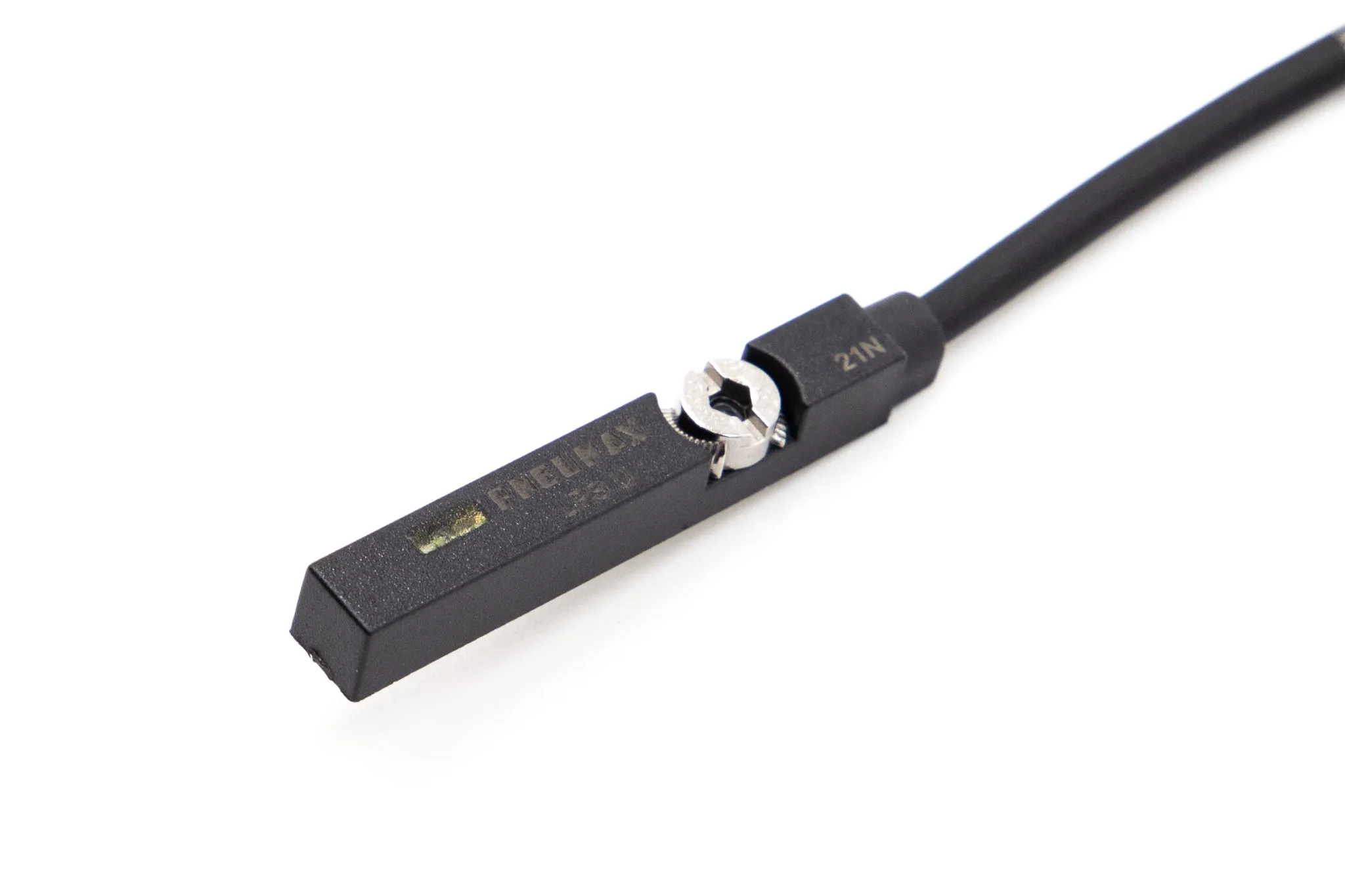 Sensor magnético de ampolla REED PNP con led para cilindros con ranura tipo B, cable de 2,5 m