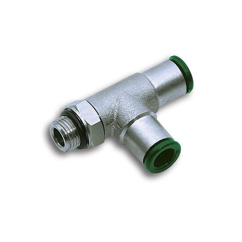 Racor RAP T conexión tubo Ø6 conexión rosca paralela G1/8"