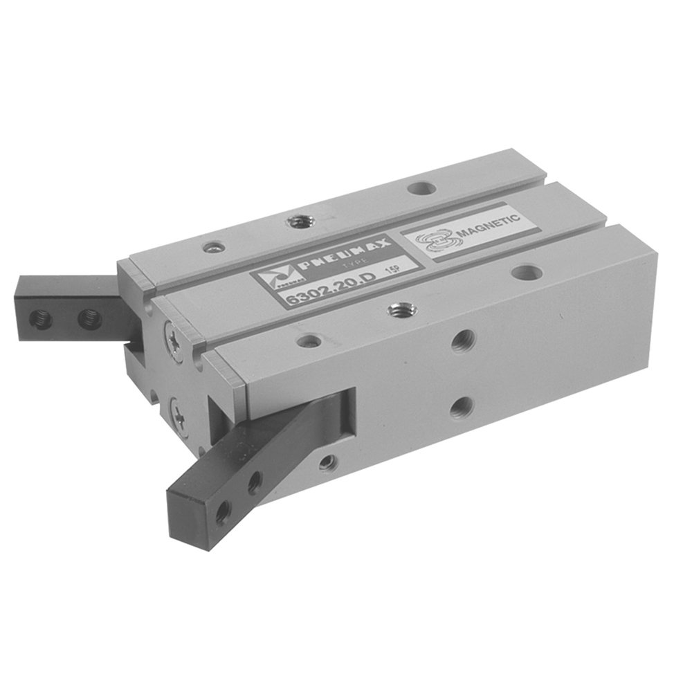 Pinza angular de 180º Ø20 de doble efecto