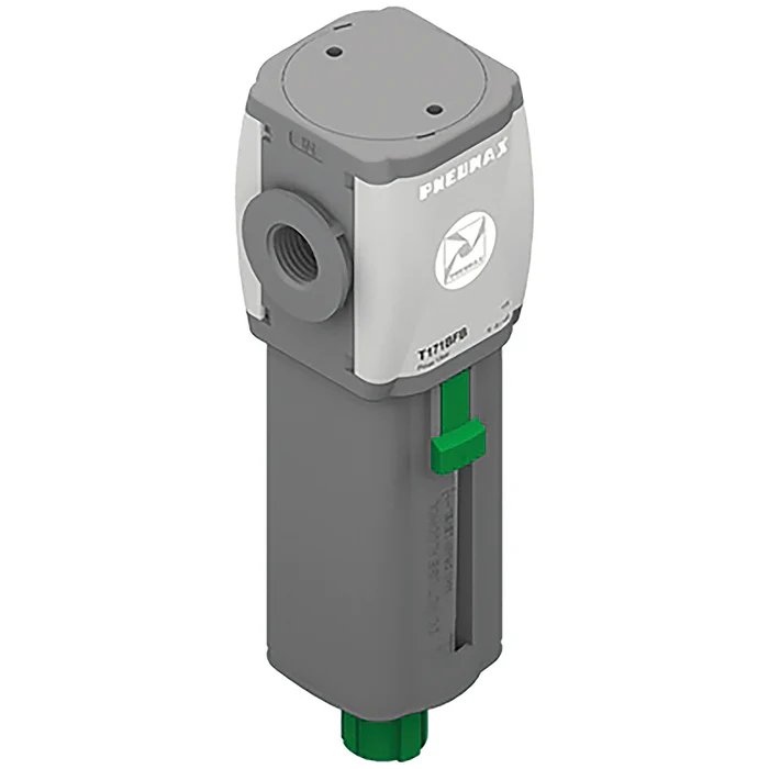 Filtro depurador de tecnopolímero G1/2" - talla 3, purga semiautomática y vaso de tecnopolímero