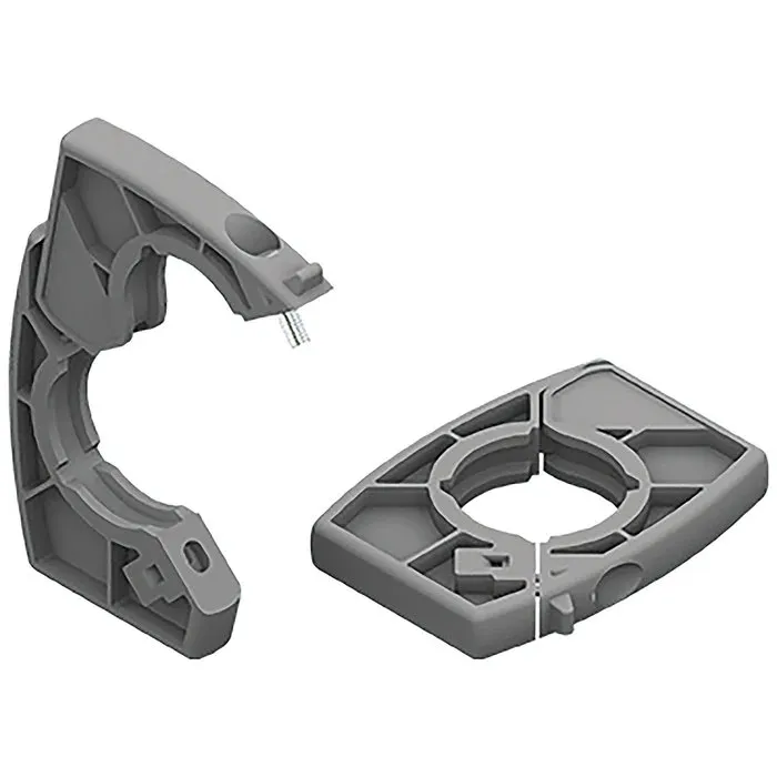 Brida de unión de tecnopolímero con soporte talla 1