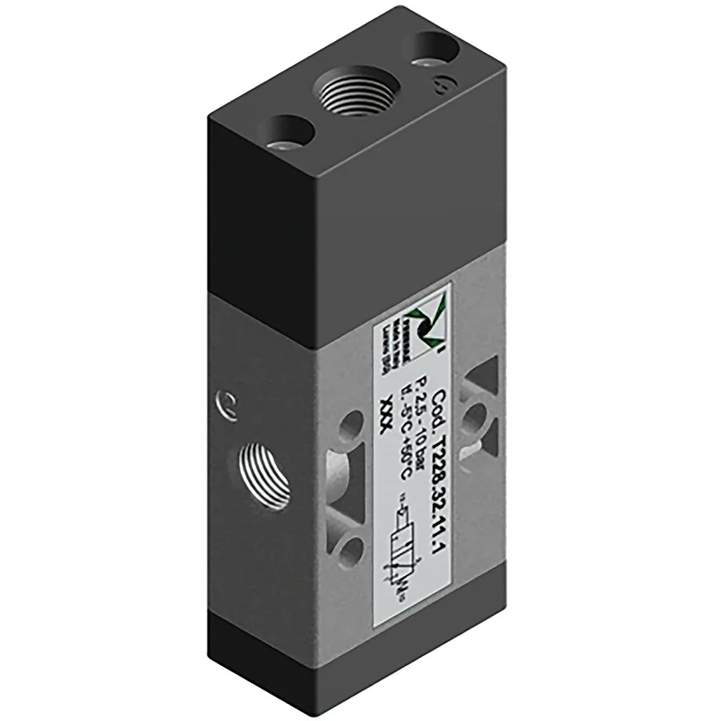 Válvula 5/2 G1/8" neumático - muelle