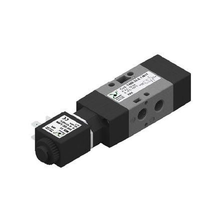 Electroválvula 5/2 G1/4" solenoide - muelle 24 VDC