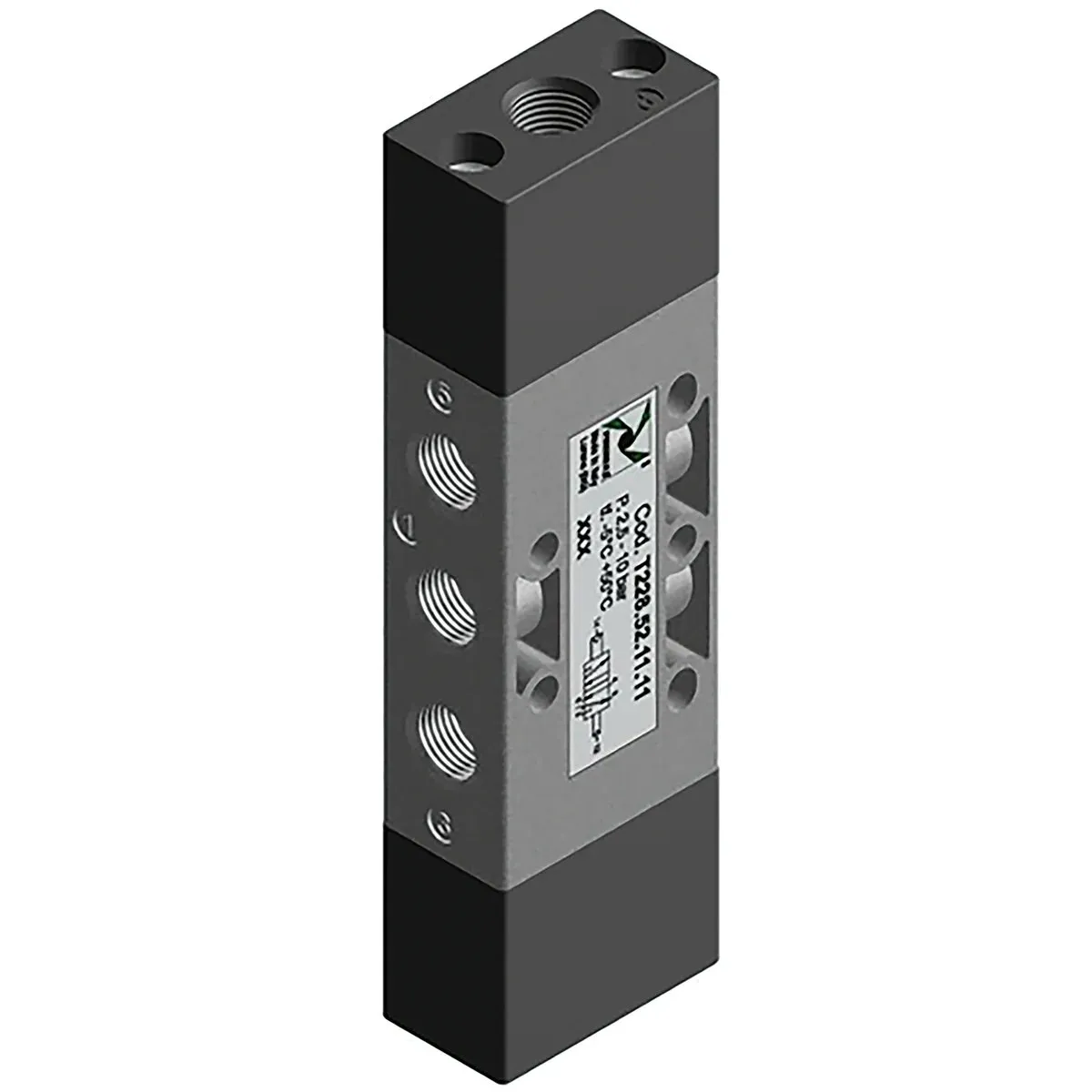 Electroválvula 5/2 G1/8" neumático - neumático