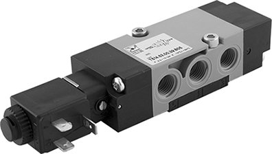 Electroválvula Namur G1/4" 5/2 solenoide - muelle 24 VDC