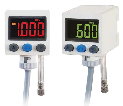 Presostato -1 ÷ 10 bar 4 ÷ 20 mA 2 salidas PNP + 1 analógica cable 2 m